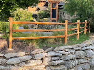 Split rail fence in Owensboro KY